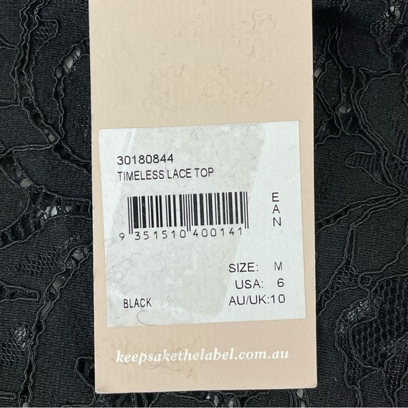 Keepsake the Label Black Timeless Lace Top - Picture 11 of 11